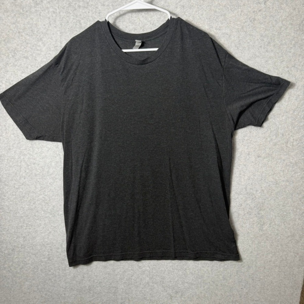Next Level Apparel Mens XXL T-Shirt Bundle 2 Pack Blue Dark Grey Crew Neck Tee